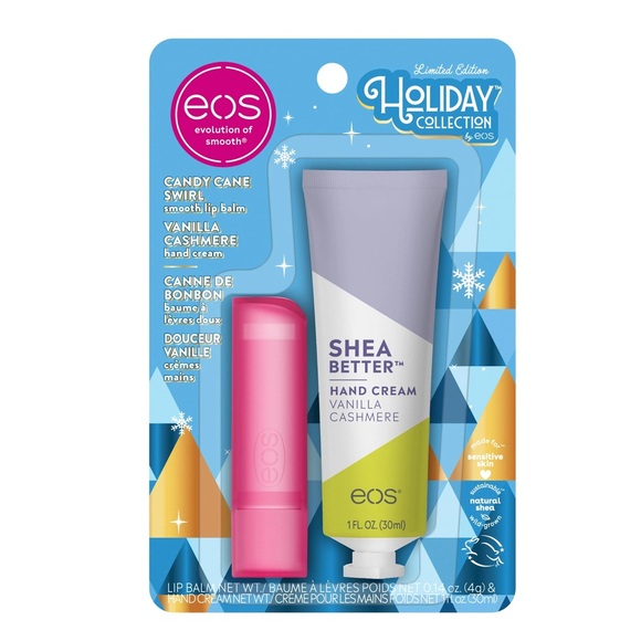 eos Other - EOS Candy Cane Swirl Lip Balm and Vanilla Cashmere Hand Cream